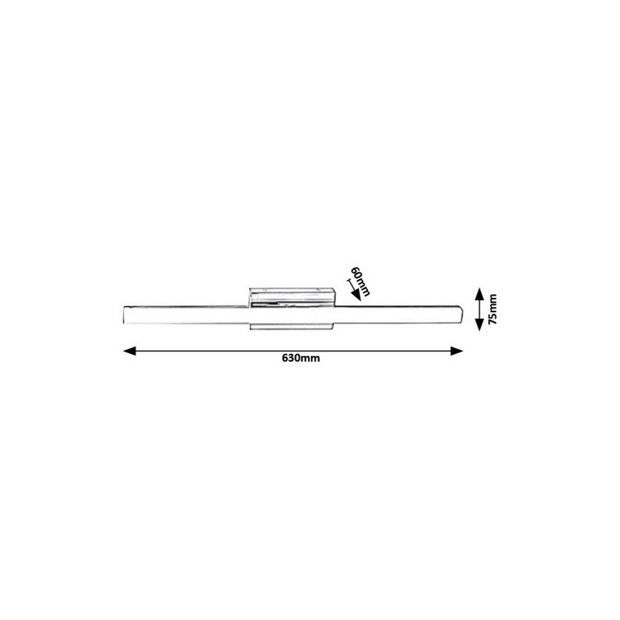 Rabalux - Светодиодный настенный светильник для ванной комнаты LED/13W/230V IP44