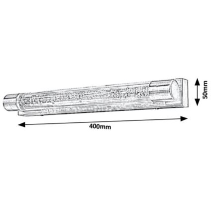 Rabalux - Світлодіодний настінний світильник для ванної кімнати 2xLED/5W/230V IP44