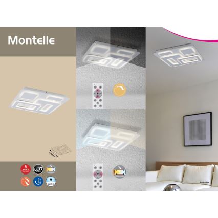 Rabalux 5859 - Светодиодный потолочный светильник MONTTELE LED/56W/230V 2393 лм