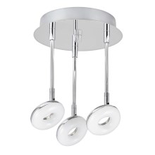 Rabalux 5893 - Светодиодный потолочный светильник для ванной комнаты BEATA 3xLED/5W