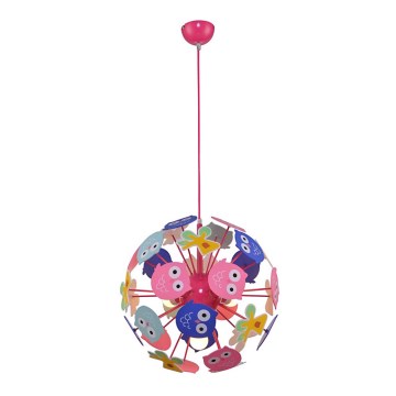 Rabalux 6390 - Дитяча підвісна люстра BIRDY 3xE14/40W/230V