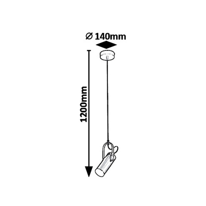 Rabalux - Светодиодная подвесная люстра RAVEN LED/5W/230V