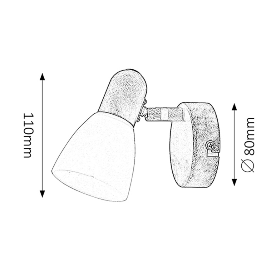 Rabalux - Точечный светильник 1xE14/40W/230V