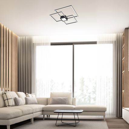 Rabalux - диммируемый светодиодный потолочный светильник LED 38 Вт/230 В 66x66 см
