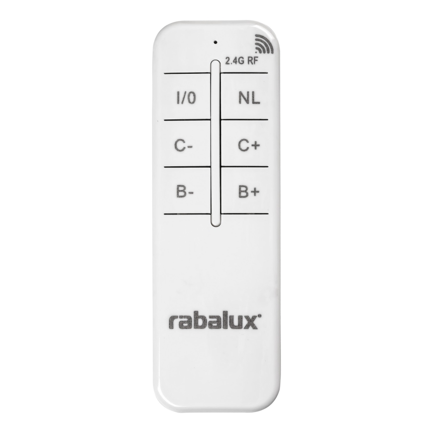 Rabalux - Регульований світлодіодний стельовий світильник LED/54W/230V 3000-6500K + пульт дистанційного керування 42x105 см