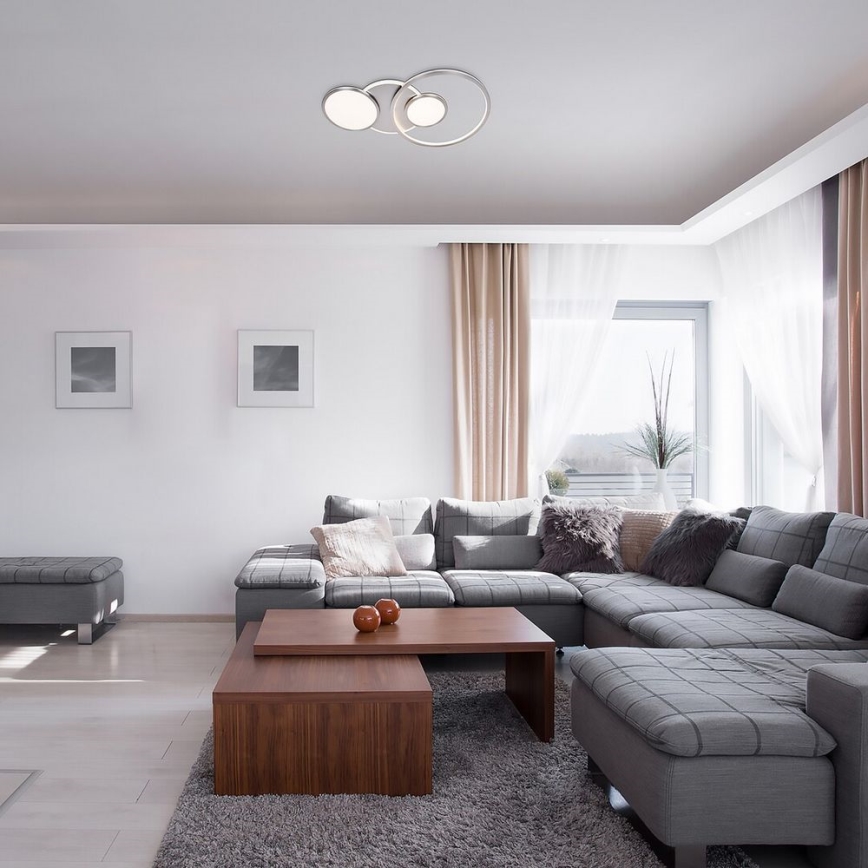 Rabalux - Світлодіодна пристельова люстра LED/50W/230V глянцевий хром