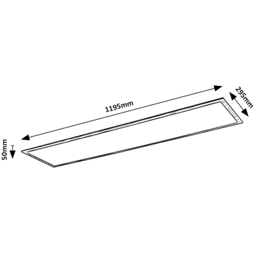 Rabalux - Світлодіодна пристельова панель LED/40W/230V 4000K