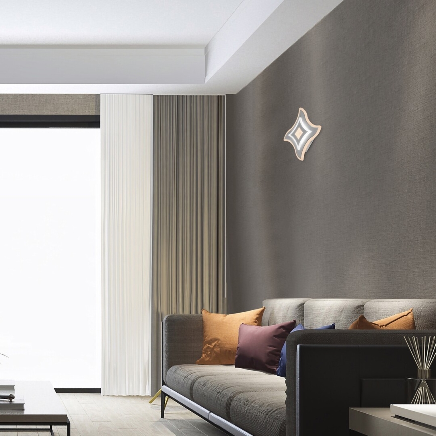 Rabalux - потолочный светодиодный светильник, 20 Вт, 230 В, 3000/4000/6000 К, 26,5x26,5 см