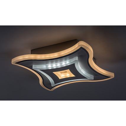 Rabalux - потолочный светодиодный светильник, 20 Вт, 230 В, 3000/4000/6000 К, 26,5x26,5 см