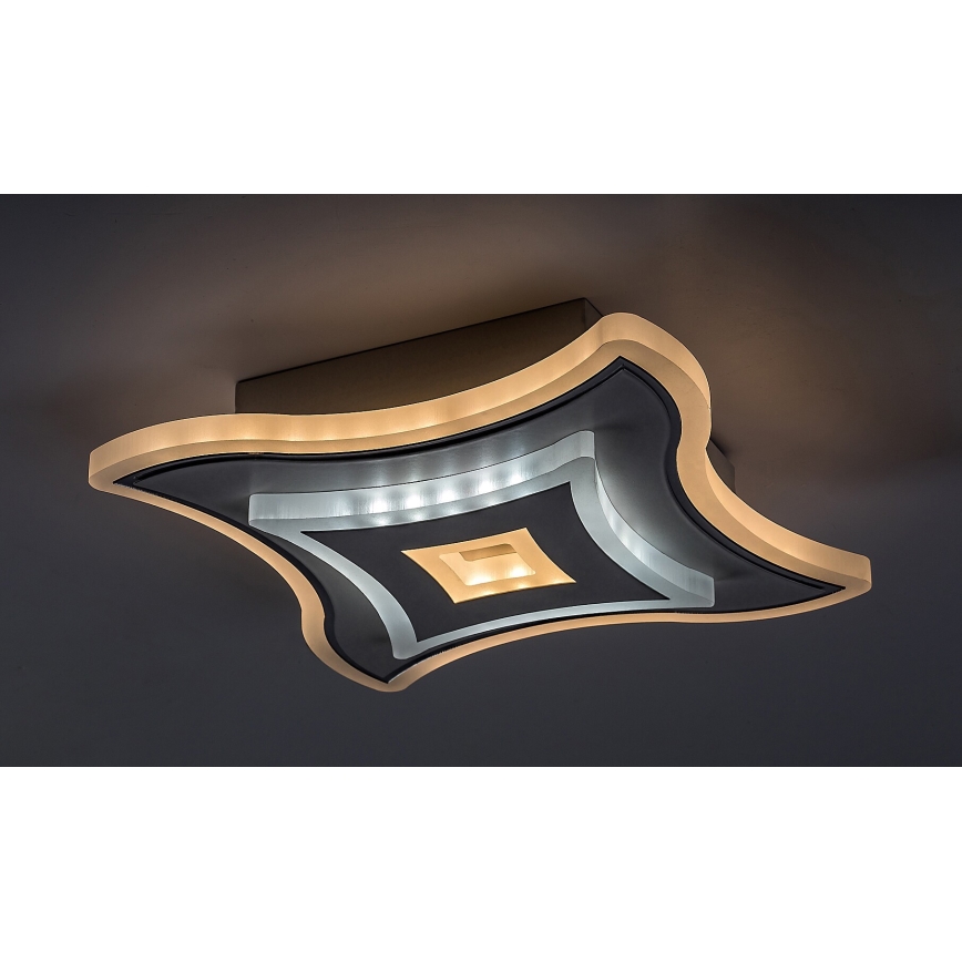 Rabalux - потолочный светодиодный светильник, 20 Вт, 230 В, 3000/4000/6000 К, 26,5x26,5 см