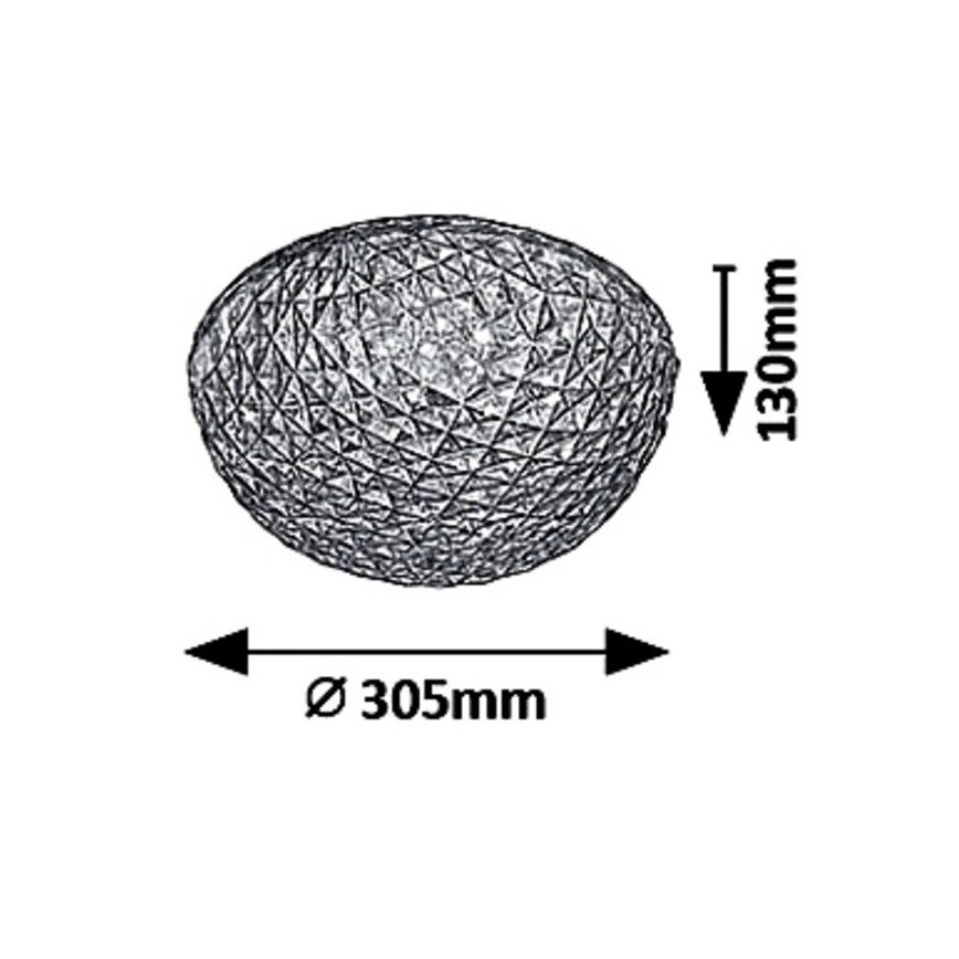 Rabalux - світлодіодний стельовий світильник JILLIAN LED/18W/230V, діам. 30,5 см
