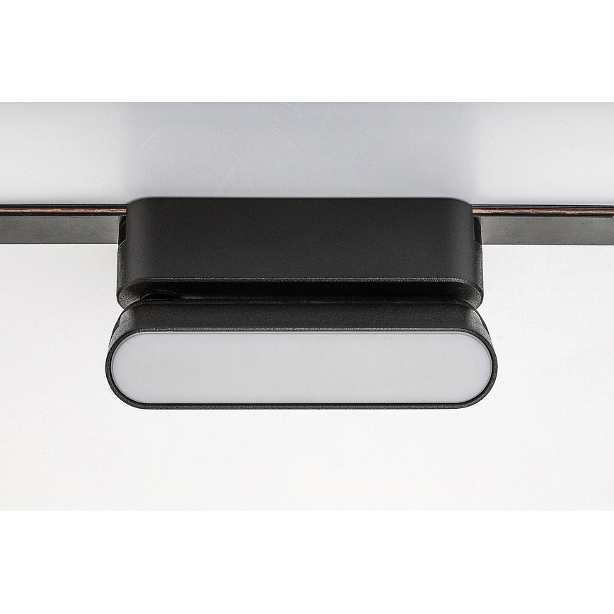 Rabalux - Стельовий LED світильник до 1-фазної трекової системи LED/6W/230V 3000K 11,5 см чорний