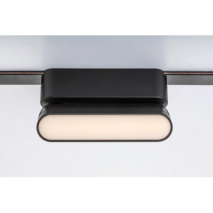 Rabalux - Стельовий LED світильник до 1-фазної трекової системи LED/6W/230V 3000K 11,5 см чорний