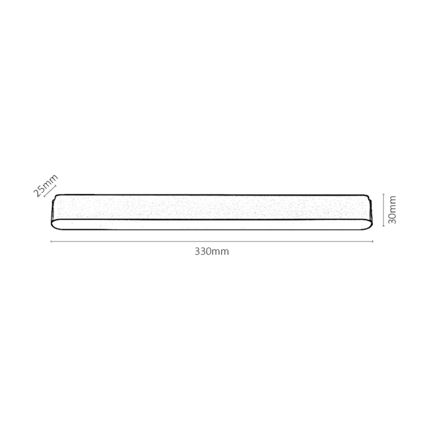 Rabalux - Стельовий LED світильник до 1-фазної трекової системи LED/16W/230V 4000K 33 см чорний