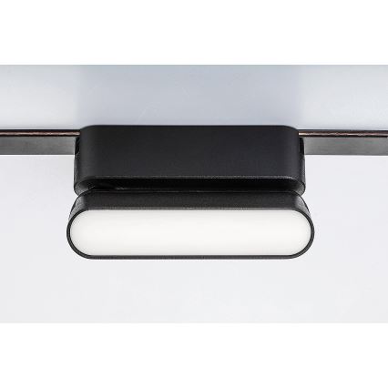 Rabalux - Стельовий LED світильник до 1-фазної трекової системи LED/6W/230V 4000K 11,5 см чорний