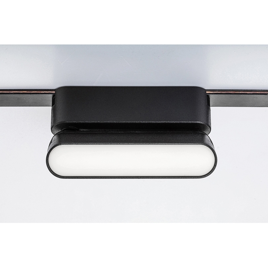 Rabalux - Стельовий LED світильник до 1-фазної трекової системи LED/6W/230V 4000K 11,5 см чорний