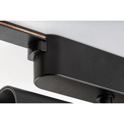 Rabalux - Светодиодный точечный светильник с регулированием яркости для 1-фазной тревоковой системы LED/9W/24V 2700-5500K Wi-Fi Tuya черный