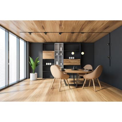 Rabalux - Светодиодный точечный светильник с регулированием яркости для 1-фазной тревоковой системы LED/5W/24V 2700-5500K Wi-Fi Tuya черный