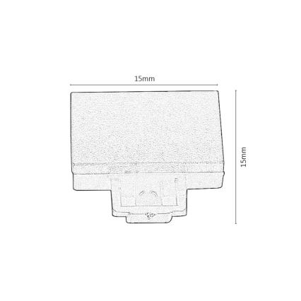 Rabalux - НАБІР 2x Кінцевий з'єднувач для світильників у трековій системі