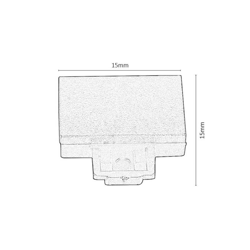 Rabalux - НАБІР 2x Кінцевий з'єднувач для світильників у трековій системі