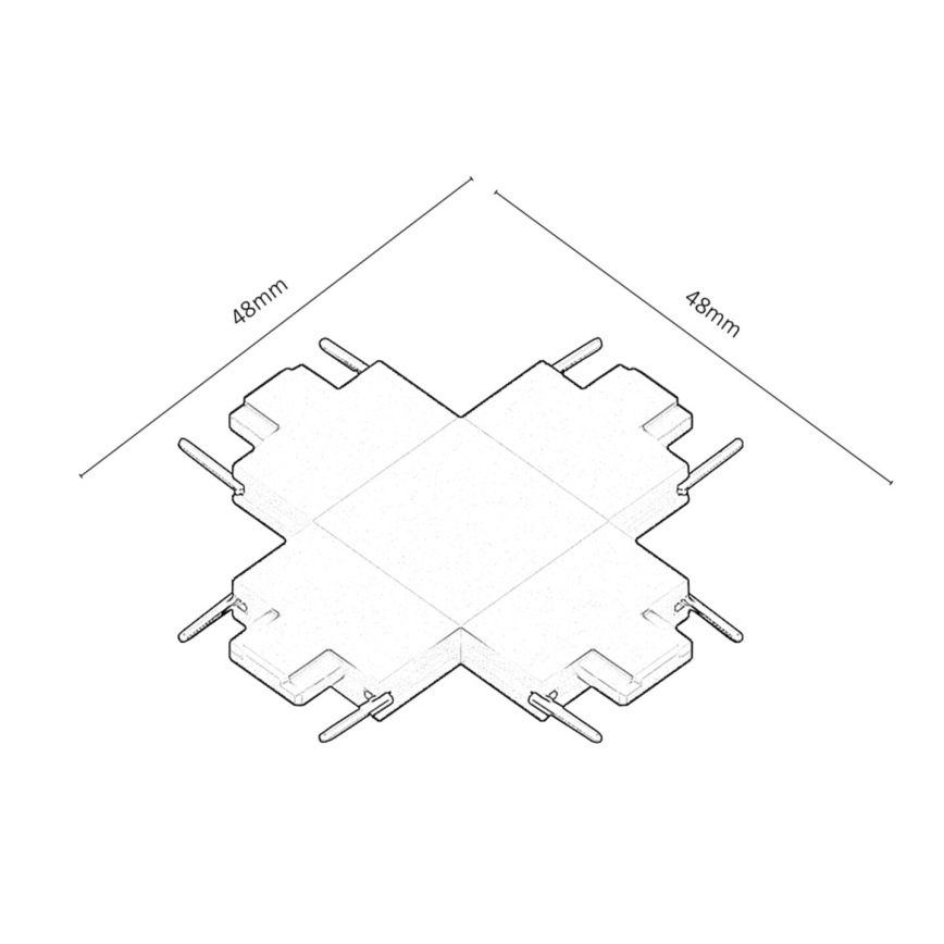 Rabalux - З'єднувач для світильників у трековій системі тип +