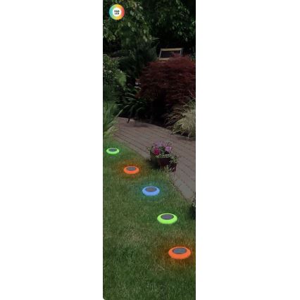 Rabalux - Світильник на сонячній батареї LED RGB LED/0,6W/3,7V IP65 1200 mAh