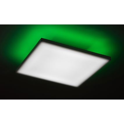 Rabalux - Светодиодный потолочный RGB-светильник с регулированием яркости LED/18W/230V 3000-6500K 30x30 см + дистанционное управление