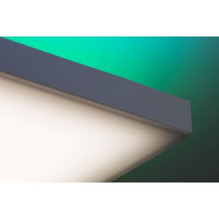 Rabalux - Светодиодный потолочный RGB-светильник с регулированием яркости LED/18W/230V 3000-6500K 30x30 см + дистанционное управление