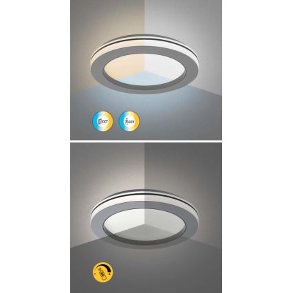 Rabalux - Светодиодный потолочный светильник с регулированием яркости LED/47W/230V 3000-6500K + дистанционное управление