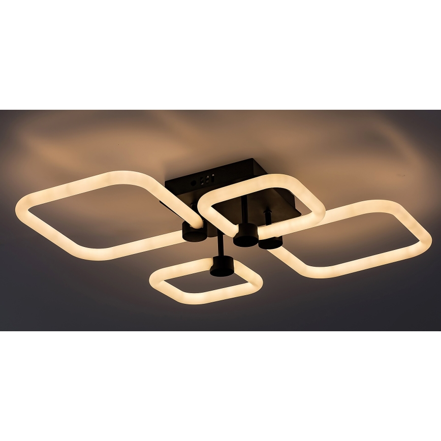 Рабалукс - світлодіодний стельний світильник з регульованою яскравістю, 47 Вт/230 В, 3000/4000/6000 К + пульт дистанційного керування, 46×54 см