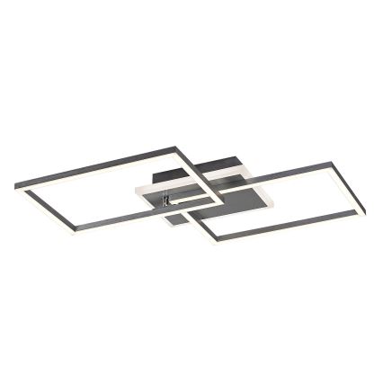 Rabalux - Светодиодный потолочный светильник LED/40W/230V 4000K матовый хром 39x50 см