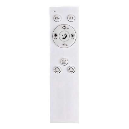 Rabalux - Світильник стельовий світлодіодний димований LED/40W/230V 2700-6500K Wi-Fi Tuya матовий хром + дистанційне керування 25x110 см