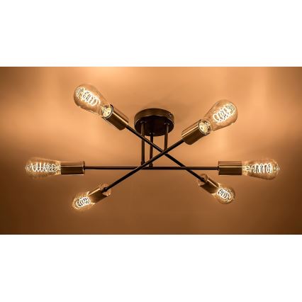 Rabalux - Припотолочная люстра 6xE27/25W/230V