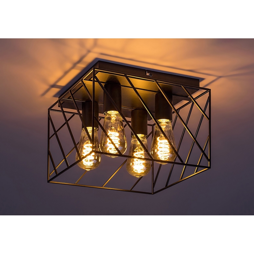 Rabalux - Потолочный светильник 4xE27/25W/230V 30x30 см