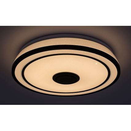 Rabalux - Світильник стельовий LED RGB з регулюванням яскравості та вбудованим динаміком LED/24W/230V 3000-6500K + дистанційне керування
