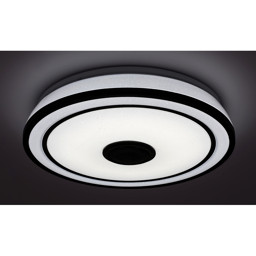 Rabalux - Світильник стельовий LED RGB з регулюванням яскравості та вбудованим динаміком LED/24W/230V 3000-6500K + дистанційне керування