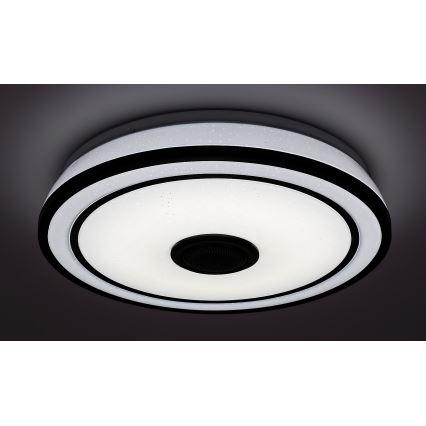 Rabalux - Світлодіодний стельовий RGB-світильник з регулюванням яскравості та динаміком LED/24W/230V 3000-6500K + дистанційне керування