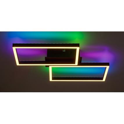 Rabalux - Стельовий RGBW-світильник з регулюванням яскравості LED/40W/230V 2700-6500K + пульт дистанційного керування