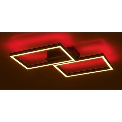 Rabalux - Светодиодный потолочный RGBW-светильник с регулированием яркости LED/40W/230V 2700-6500K + дистанционное управление