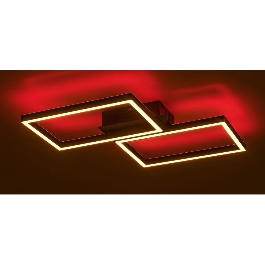 Rabalux - Светодиодный потолочный RGBW-светильник с регулированием яркости LED/40W/230V 2700-6500K + дистанционное управление
