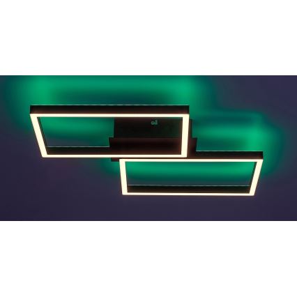 Rabalux - Светодиодный потолочный RGBW-светильник с регулированием яркости LED/40W/230V 2700-6500K + дистанционное управление