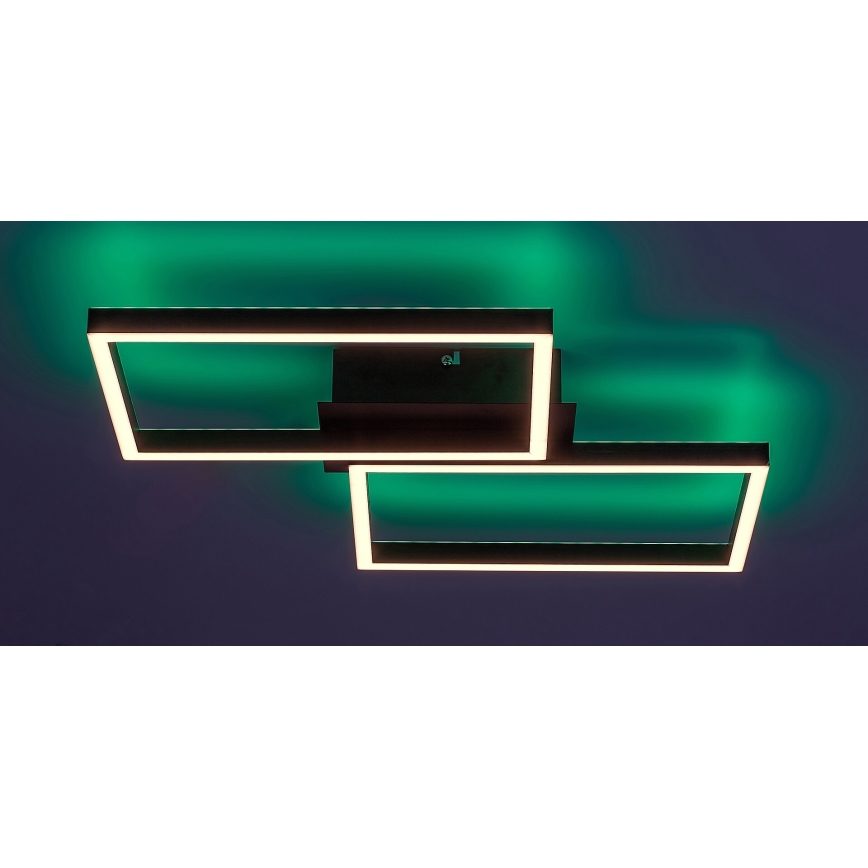 Rabalux - Светодиодный потолочный RGBW-светильник с регулированием яркости LED/40W/230V 2700-6500K + дистанционное управление