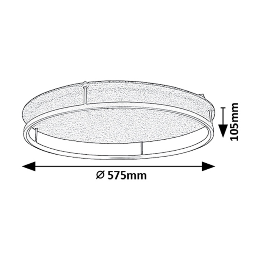Rabalux - потолочный LED-светильник LED/40W/230V 3000/4000K диам. 57,5 см