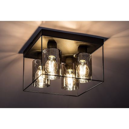 Rabalux - Потолочный светильник 4xE27/25W/230V 30x30 cm