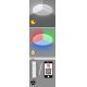 Rabalux - Світлодіодний стельовий RGB-світильник з регулюванням яскравості LED/24W/230V Wi-Fi Tuya 3000-6500K 31 см
