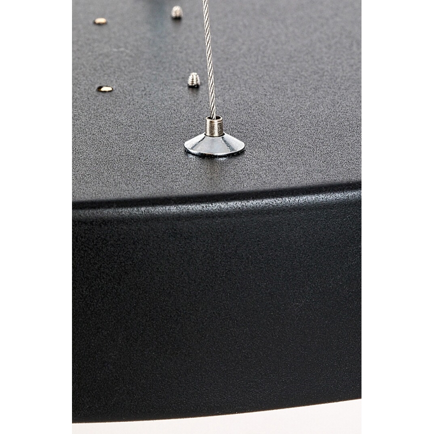 Rabalux - Світильник LED з регулюванням яскравості на тросі LED/60W/230V 3000-6000K чорний + дистанційне керування