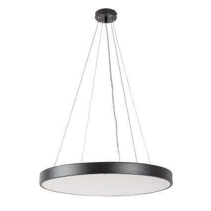 Rabalux - Світлодіодна підвісна люстра з регулюванням яскравості LED/60W/230V 3000-6000K чорний + дистанційне керування