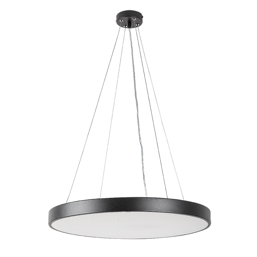 Rabalux - Світлодіодна підвісна люстра з регулюванням яскравості LED/60W/230V 3000-6000K чорний + дистанційне керування