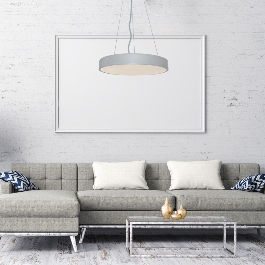 Rabalux - Світлодіодна підвісна люстра з регулюванням яскравості LED/60W/230V срібний 3000-6000K + дистанційне керування