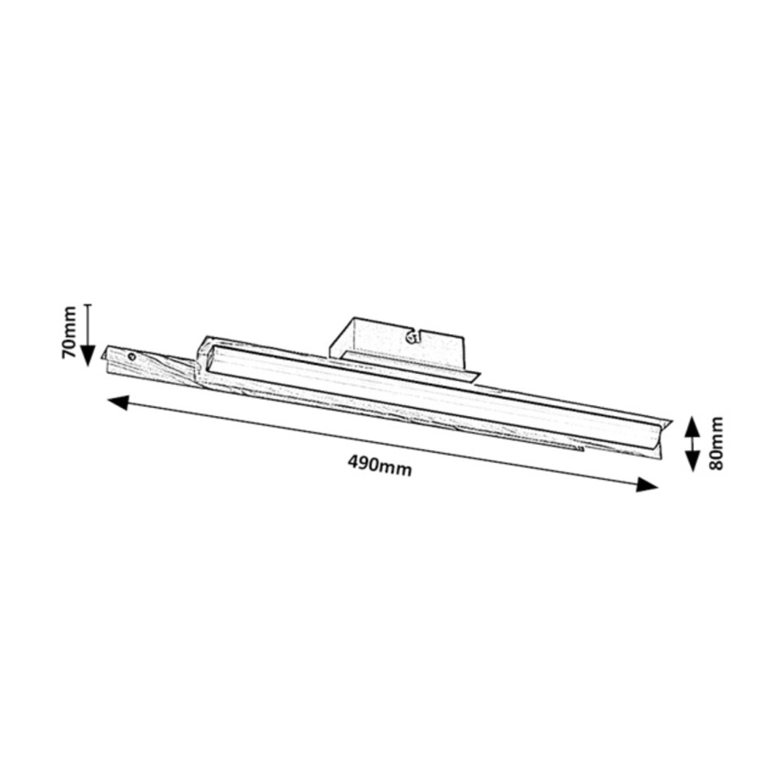 Rabalux - Светодиодный настенный светильник LED/12W/230V 3000K